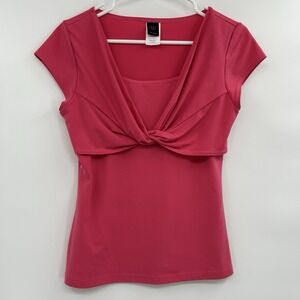 Vintage Wrapper Y2K Womens Top Size XL Pink 2000s Coquette Bratz Barbiecore